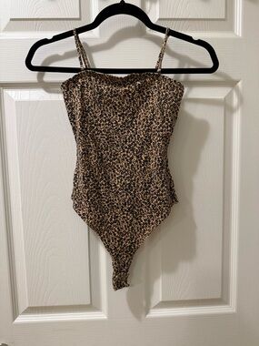 Garage Leopard Print Kids One-Piece Bodysuit - Brown & Black